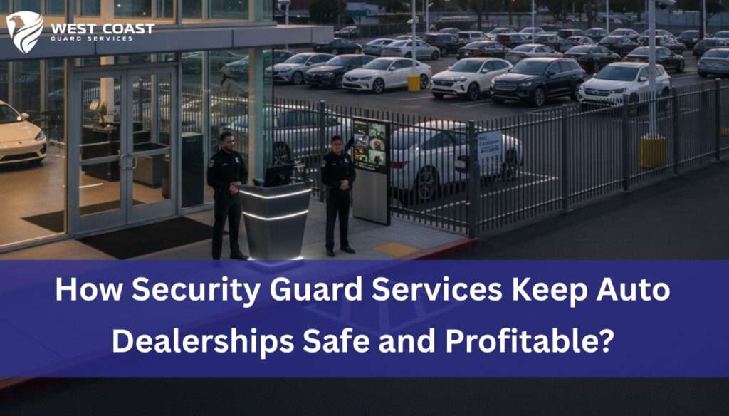 How Security Guard Services Keep Auto Dealerships Safe and Profitable