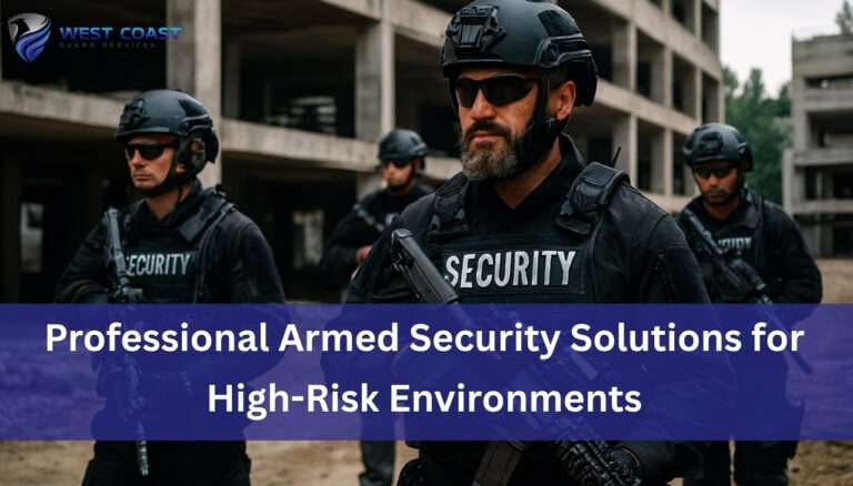 Professional Armed Security Solutions