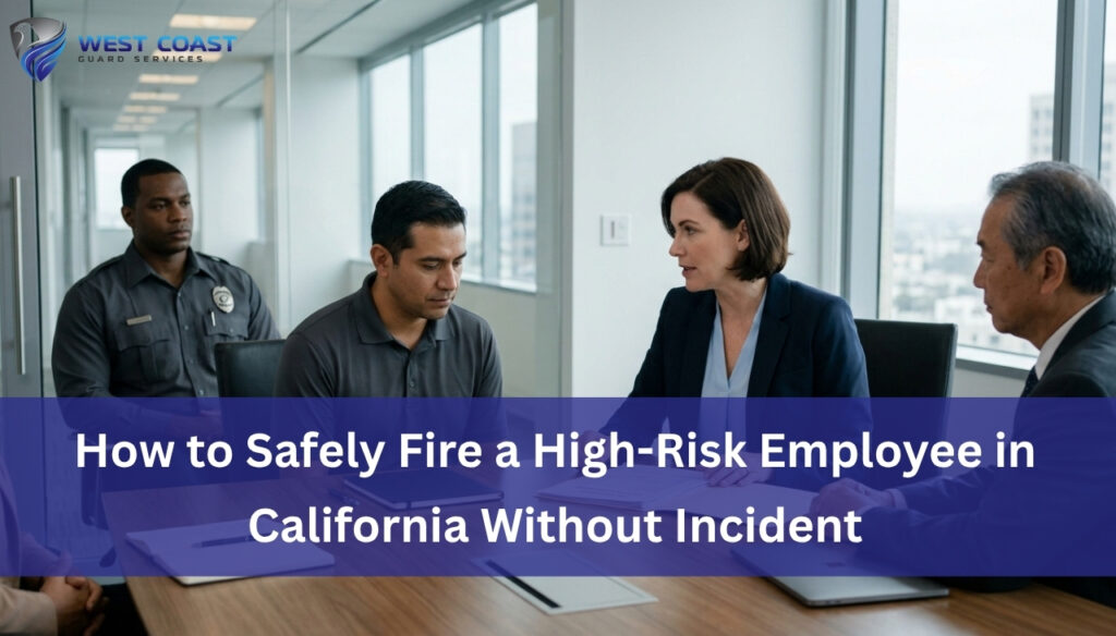 How to Safely Fire a High-Risk Employee in California Without Incident