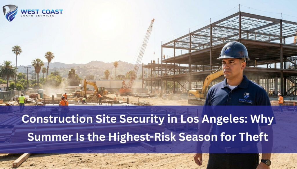 Construction Site Security in Los Angeles: Why Summer Is the Highest-Risk Season for Theft