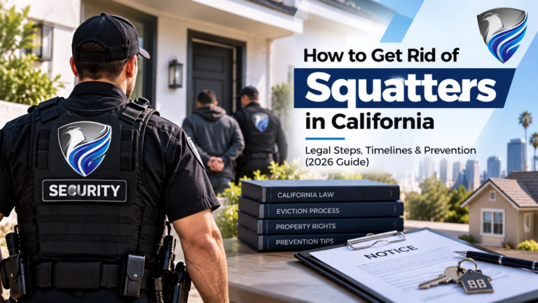 How to Get Rid of Squatters in California: Legal Steps, Timelines & Prevention (2026 Guide)